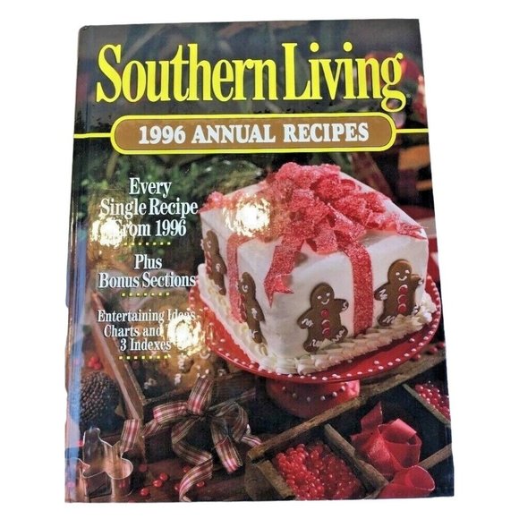 Southern Living Cookbook 1996 Annual Recipes Entertaining Ideas Charts Tips u - Picture 1 of 7